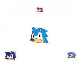 how to draw sonic.