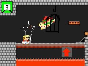 Cloud Mario vs Bowser 1