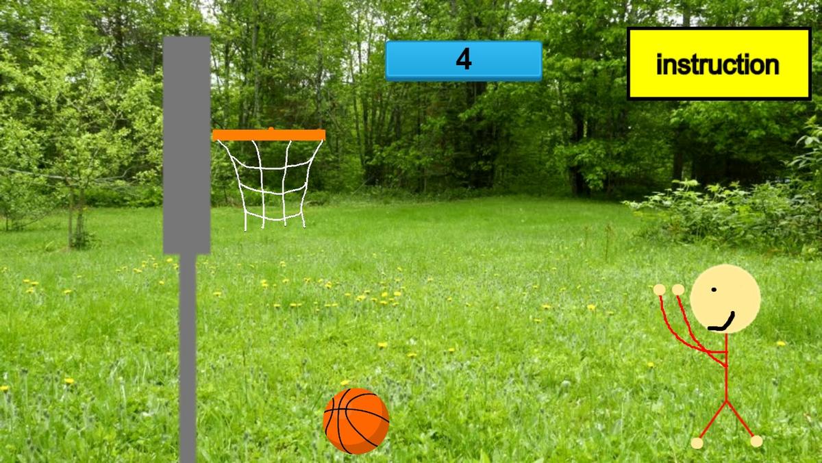 Impossible basketball game
