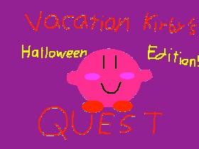 Vacation Kirby&#039;s Quest Halloween Edition!