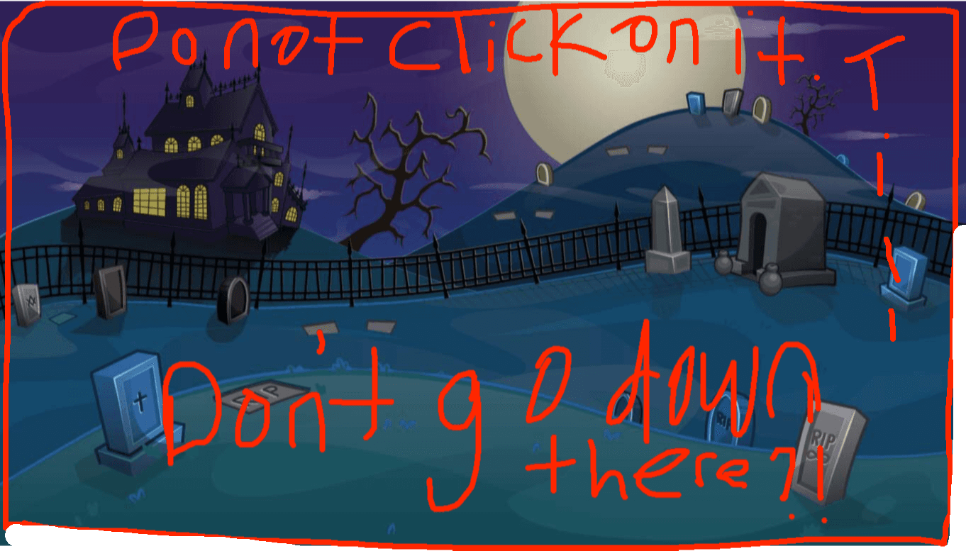 Click on at end spooky