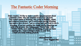 The Fantastic Coder Morning