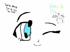 How to draw anime eye
