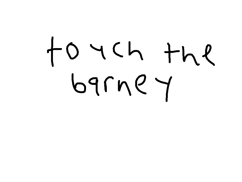 touch the barney 1