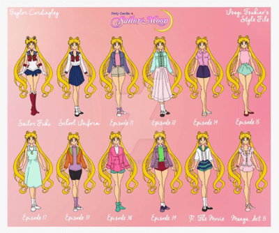 sailor moon outfits
