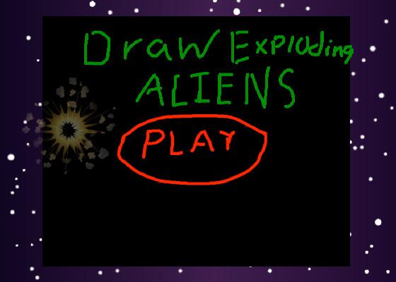 draw exploding aliens