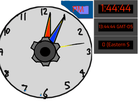 Digital/analog clock (re-theme in progress)