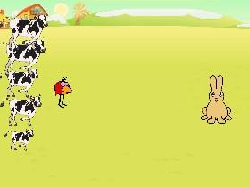 Cows Army vs Bunny