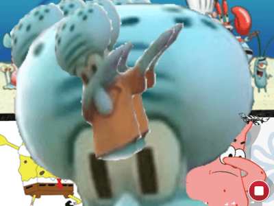 Squidward dab marble race EXTREME