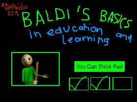 Baldi’s Basics In Education And Learning Vers 2.0 1 1