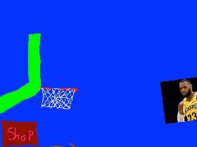 LeBron James basketball game