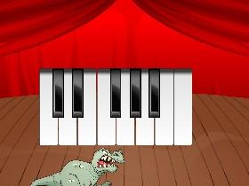 help allosaurus play the piano