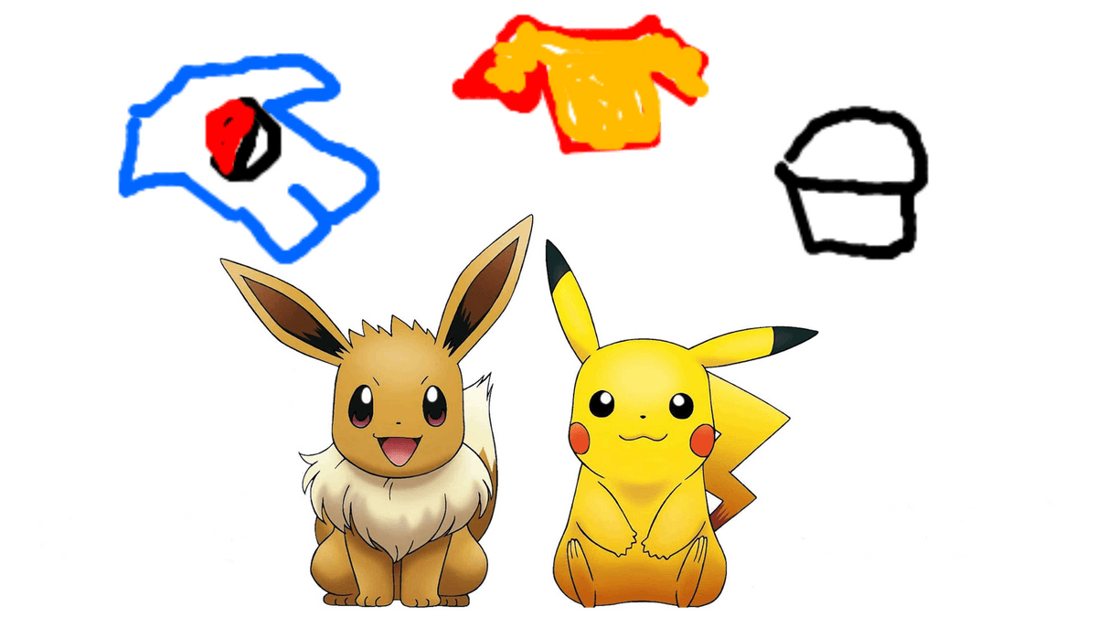 picachu and eevee dress up