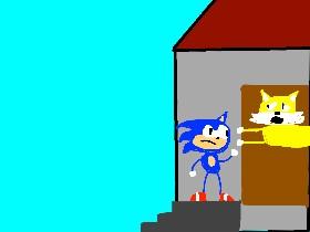 Tails gets beat up by knuckles sanic meme