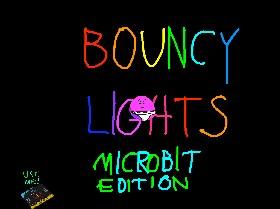 Bouncy lights:Microbit
