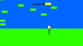 falling money