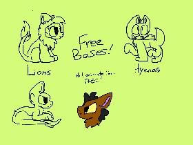 Free Lion and Hyena Bases! 1