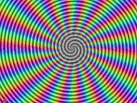 Rainbow Spiral Illusion 1