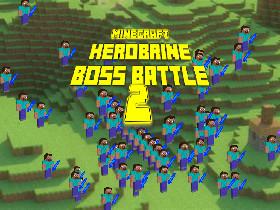 minecraft herobrine boss battle 1 minute