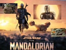 Mandalorian and baby Yoda!