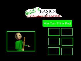 GAME: Baldi’s Basics MATH