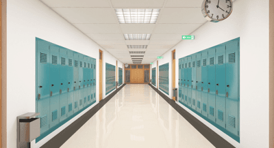 High School Corridor 1