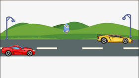 road crossing game