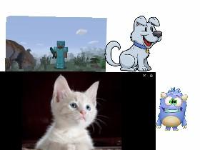 Minecraft cat dog