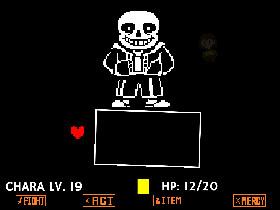 Sans Fight With Music Too 1