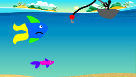 FISHER SIMULATOR CLICK ON FISH TO CATCH