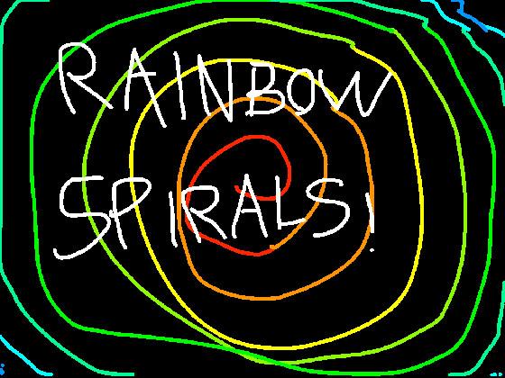 Rainbow spiral!
