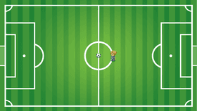 lonely single player Soccer