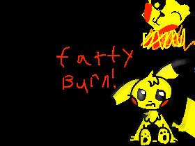 Pikachu BURN! Animation