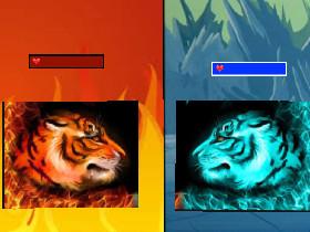 Fire tiger VS Ice tiger