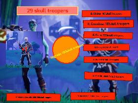 skull trooper fortnite clicker 1