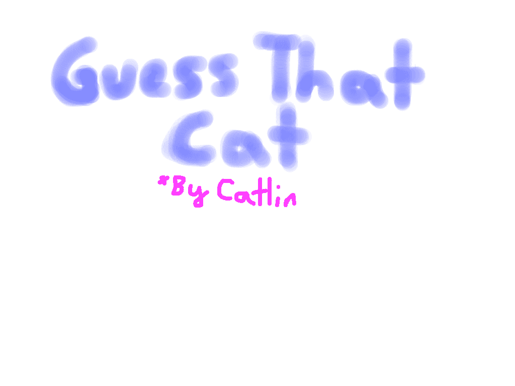 Guess That Cat 1