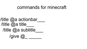 commands for minecraft™