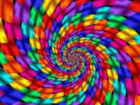 optical illusion rainbow