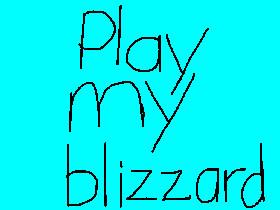 How to draw blizzard