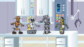 Robot Chaos! System Overload, beep, bloop, bleep!