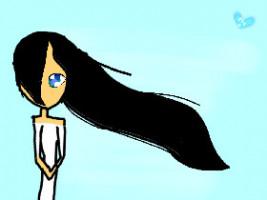 Flowing hair animation