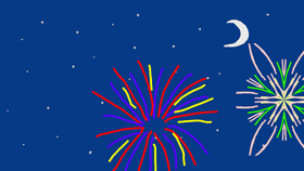 Week 3: Draw in 20 Blocks Aavni&#039;s Fireworks