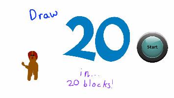 Week 3 Challenge: Chestnut draws 20 in 20 blocks.