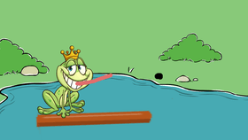 the frog king's best day ever for some reason?