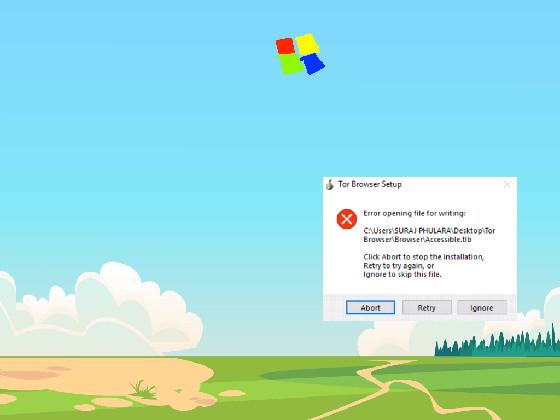 Windows XP error 1.0