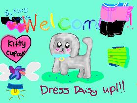 Dress up Daisy the dog! By:KittyCupcake