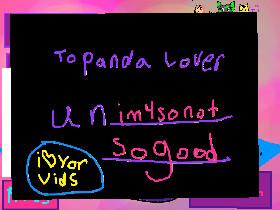 Panda Lover’s Fanclub! Member of the week: Twisty Coding! 1