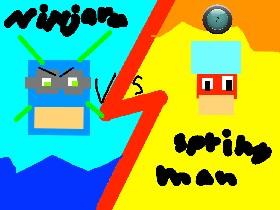 Arms: Ninjara vs Spring man