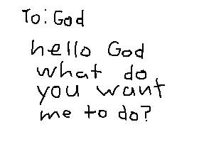 the note to God