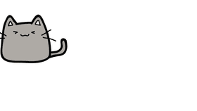 Animation cat move
